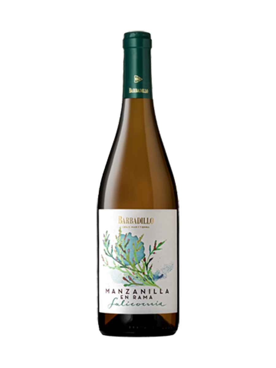 Flaska Barbadillo Manzanilla en Rama Salicornia från Barbadillo